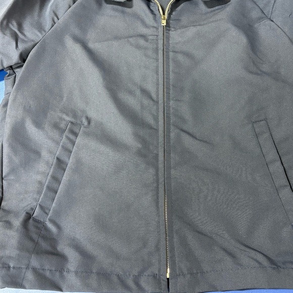 Vtg 70s/80s Vanderbilt Eisenhower Work Jacket Blue USA Made Zepel Mens Small NOS - Picture 11 of 16